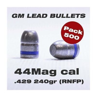 GM Cast 44 240gr RNFP Lead Bullets x 500