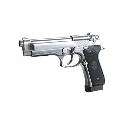 KLI Krownland KL-M92 4.5mm BB Blowback Pistol Chrome