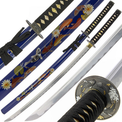 Handmade Katana Sword - Koi Pond