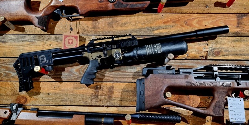 S/H FX Impact M3 .22 Bronze PCP Air Rifle