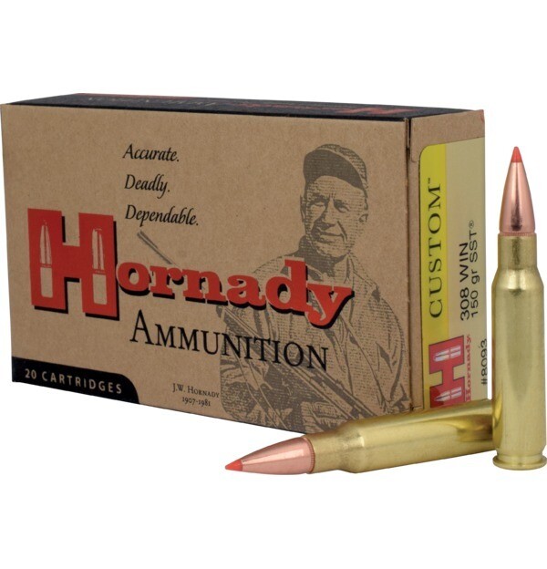 Hornady 308 Win 150 gr SST® Custom x 20 Rounds