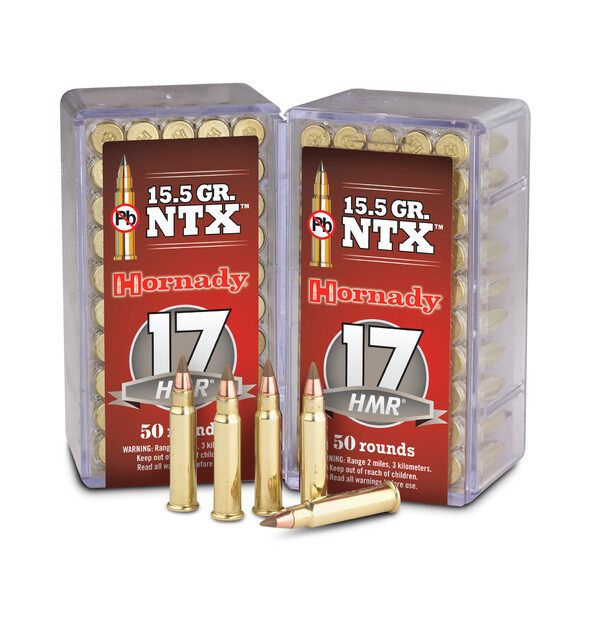 Hornady 17 HMR® 15.5 gr NTX® Varmint Express® Rimfire x 50