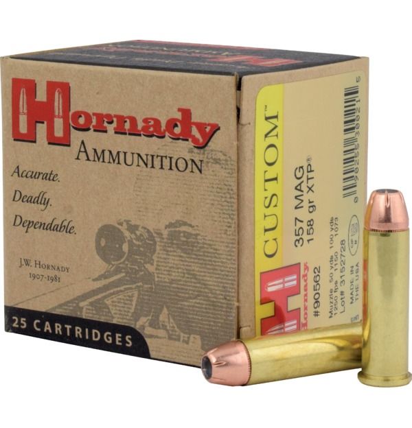 Hornady 357 Mag 158 gr XTP® Expanding Pistol Rounds x 25