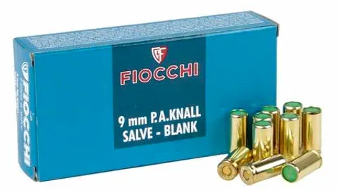 Fiocchi 9mm P.A.K Blank Ammunition x 50