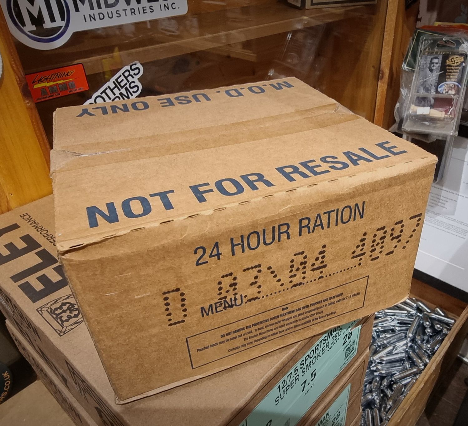 Genuine British Army 24hr Ration Pack Unopened.