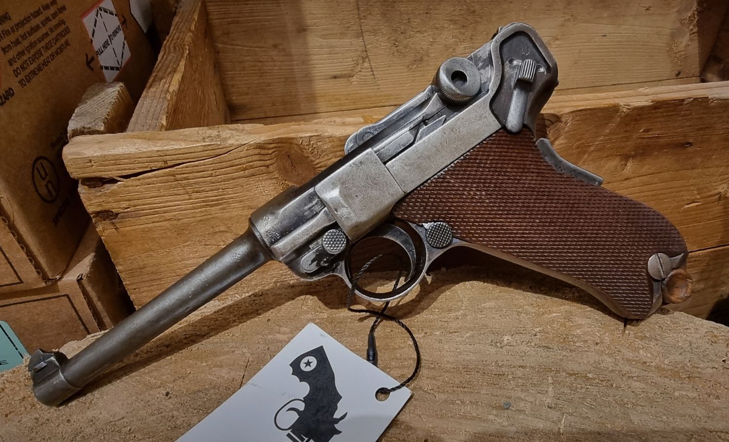 German P08 Luger Deactivated Pistol