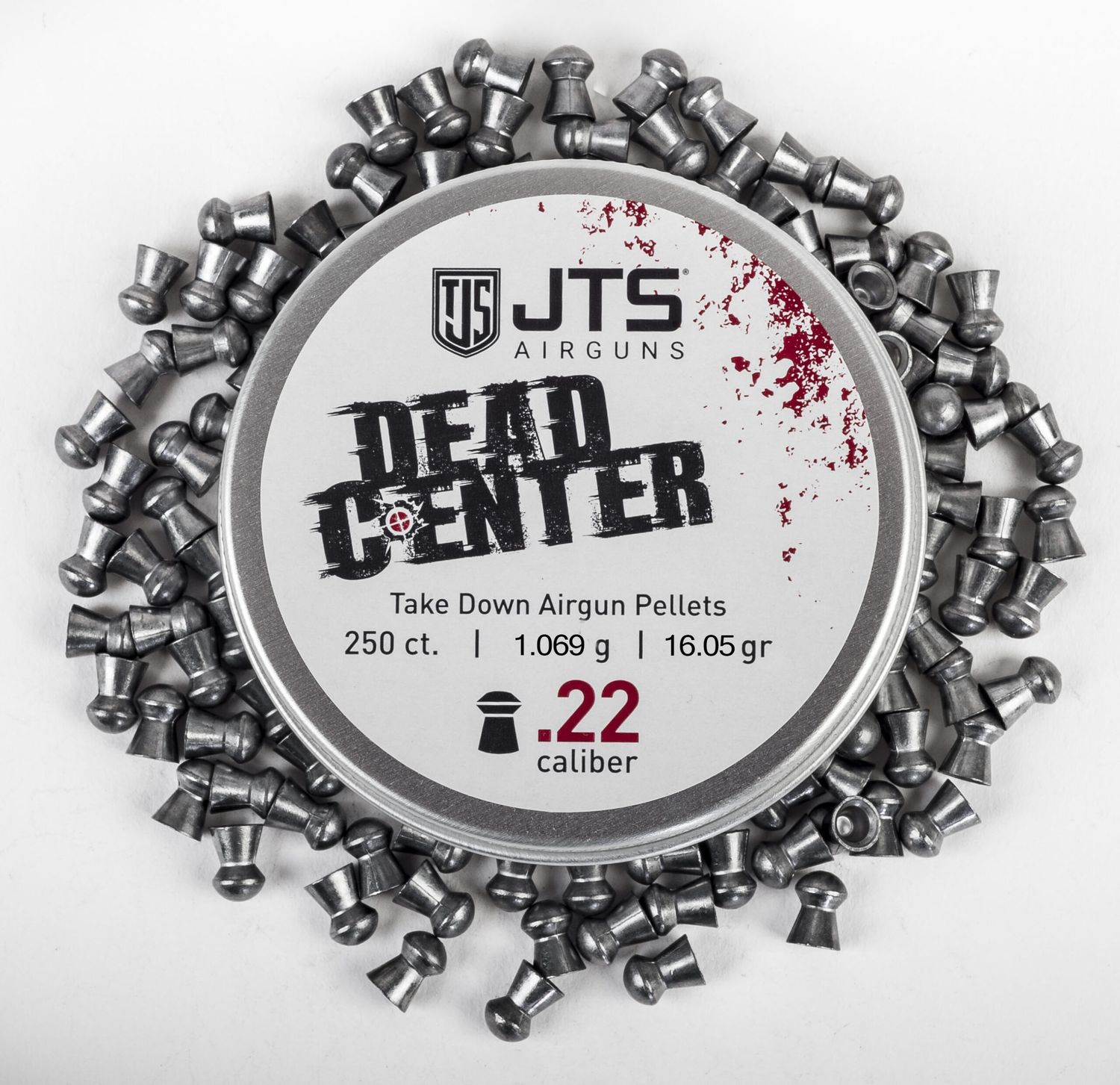 JTS Dead Center Domed .22 5.5mm Airgun Pellets – 16.05 grains