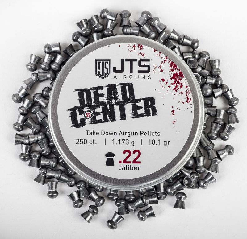 JTS Dead Center Domed .22 5.5mm Airgun Pellets – 18.10 grains