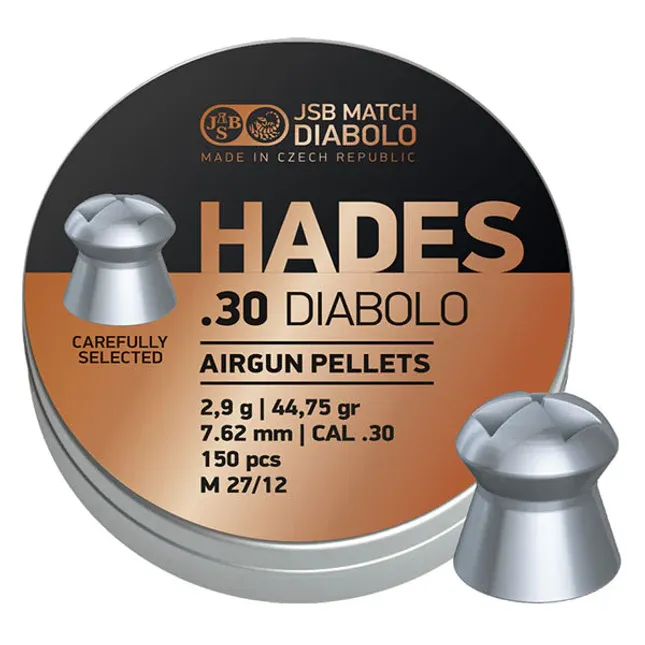 JSB Hades .30 Air Rifle Pellets Tin x 150