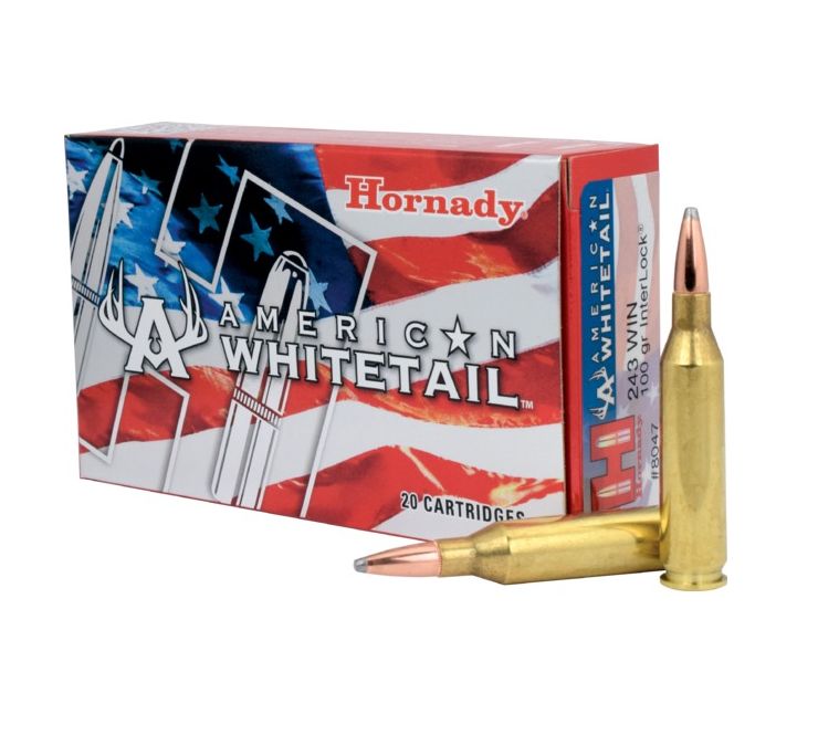 Hornady 243 Win 100 gr InterLock® BTSP American Whitetail®