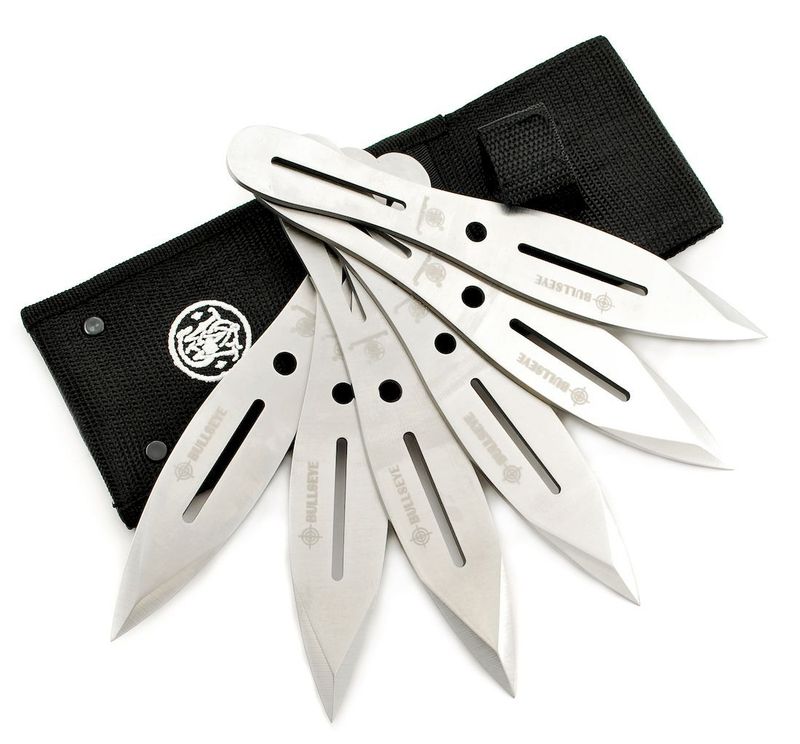 Smith & Wesson Bullseye 8" Throwing Knives - 6pcs
