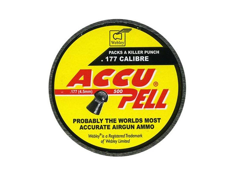 Webley Accupell .177 Pellets 7.9gr x 500