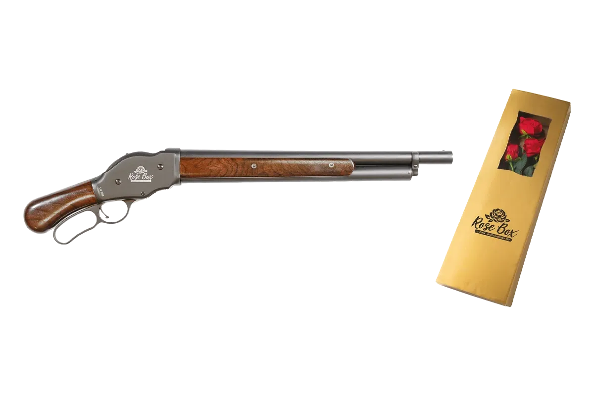 Chiappa Model 1887 Lever Action Bootleg Shotgun 12g - Rose Box