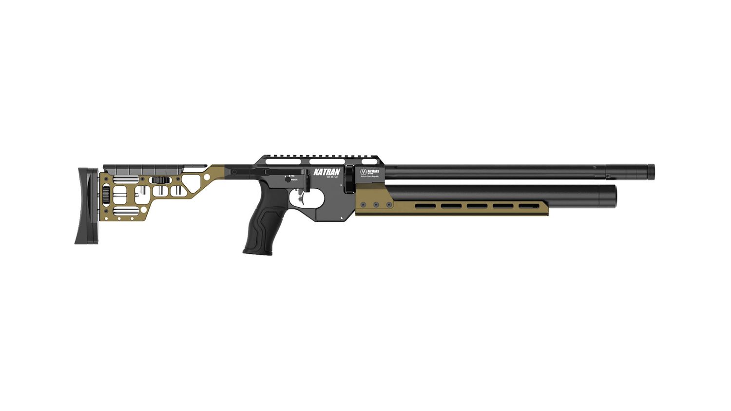 Airmaks Katran Pro Standard Olive Cerakote PCP Air Rifle