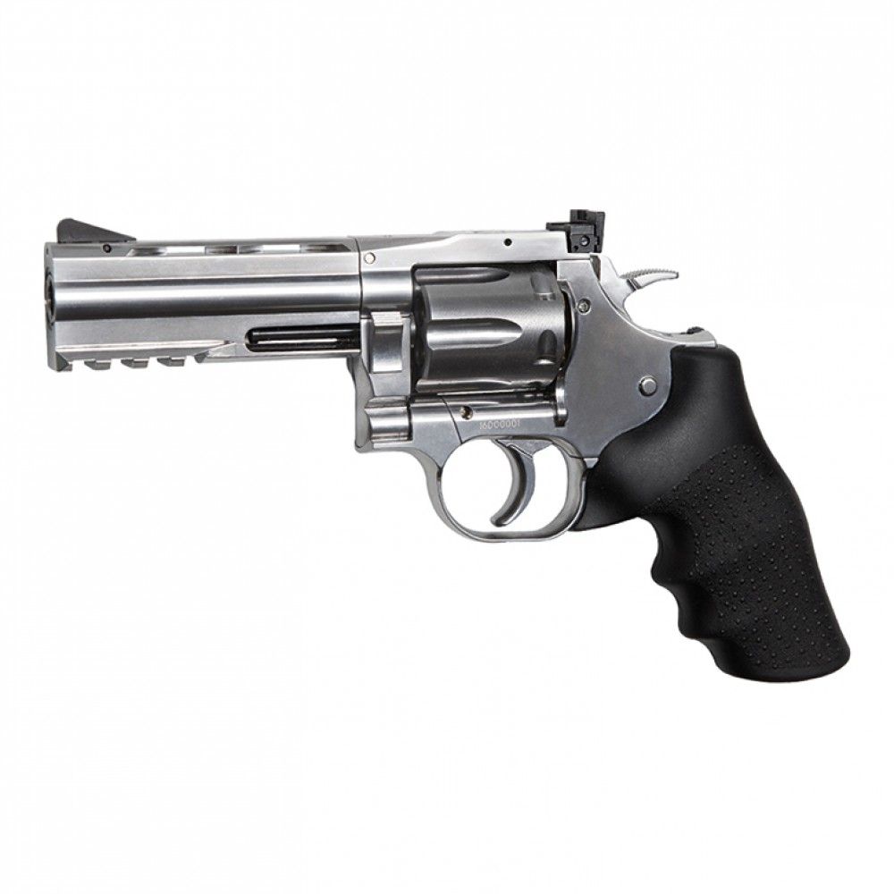 ASG Dan Wesson 715 4" Silver .177 Pellet CO2 Air Pistol