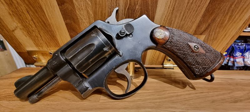 Smith & Wesson Mod 36 .38Spl 2 Shot Humane Dispatch Revolver