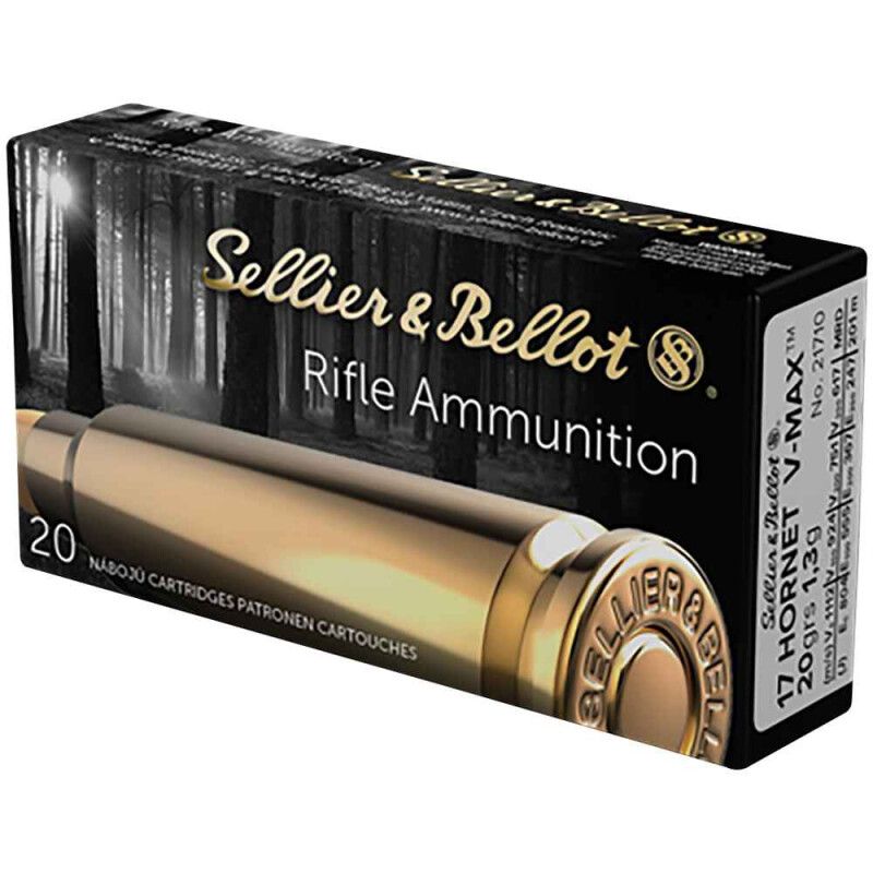 S&B 17 Hornet 20gr Vmax Per 20