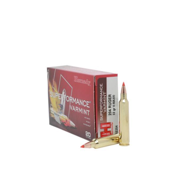 Hornady 204 Ruger 32 gr V-MAX® Superformance Per 20
