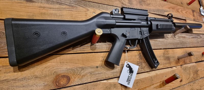 S/H GSG GSG-5 .22LR Semi Auto Rifle Suppressed