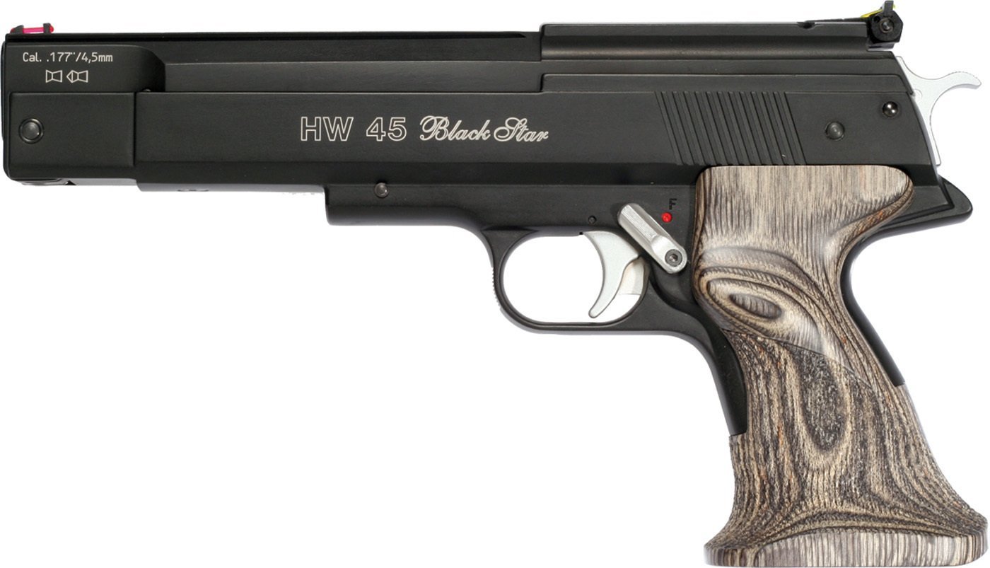 Weihrauch HW45 Black Star Air Pistol