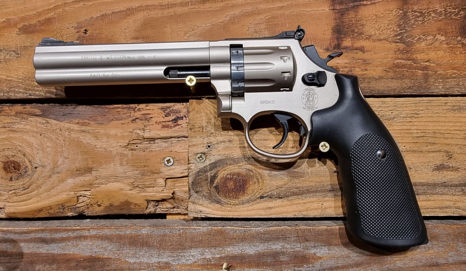 S/H Smith & Wesson Mod 686 .177 Pellet Revolver