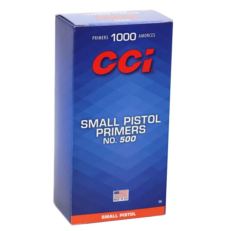 CCI 500 Small Pistol Primers x 100