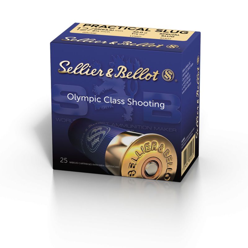 S&B Practical Slug 32gram load 12 Gauge Per 25
