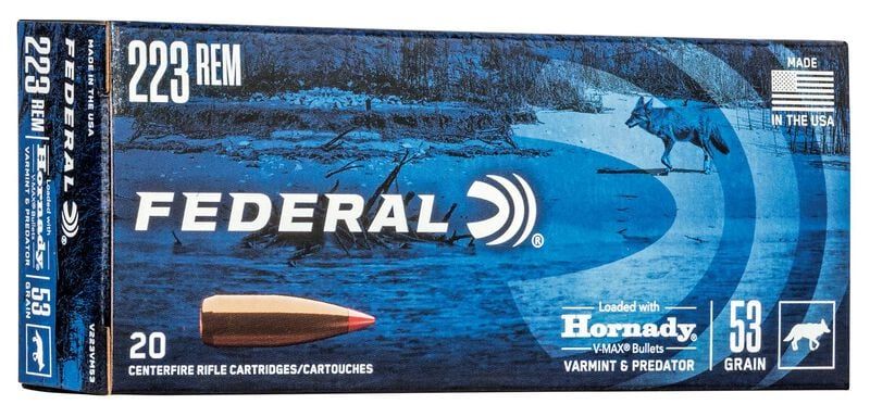 Federal 223 Rem 53 Grain Hornady® V-Max® Per 20