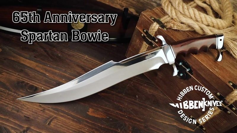 Gill Hibben 65th Anniversary Spartan Bowie Knife