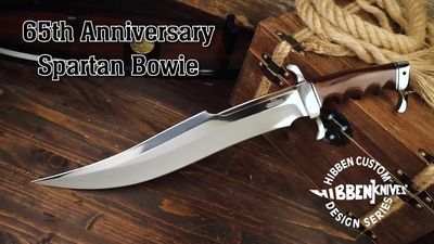 Gill Hibben 65th Anniversary Spartan Bowie Knife Gill Hibben 65th Anniversary Spartan Bowie Knife