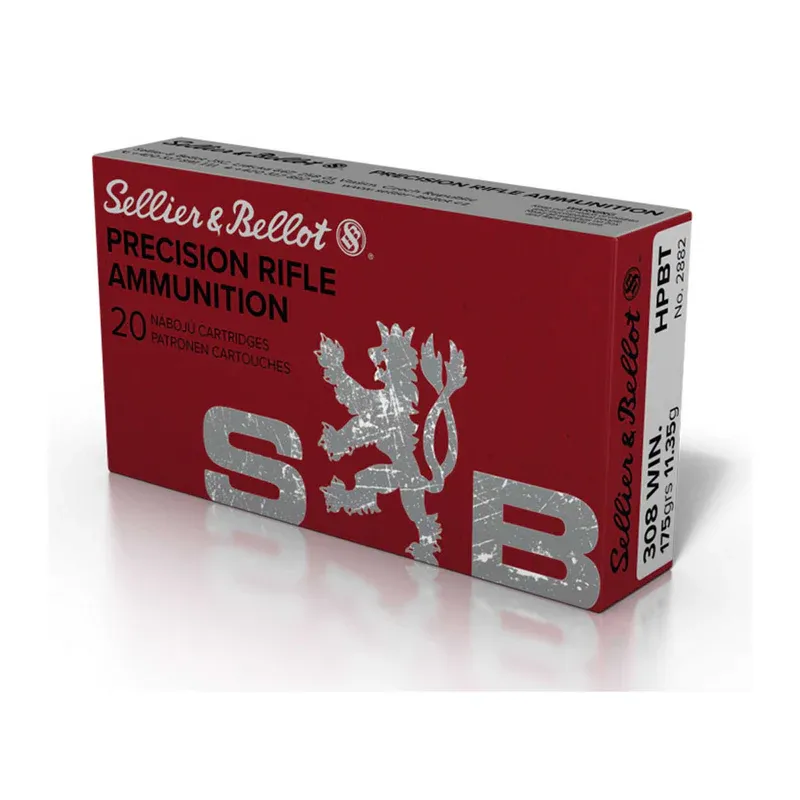 S&B 308 Win 175gr HPBT Precision Rifle Per 20