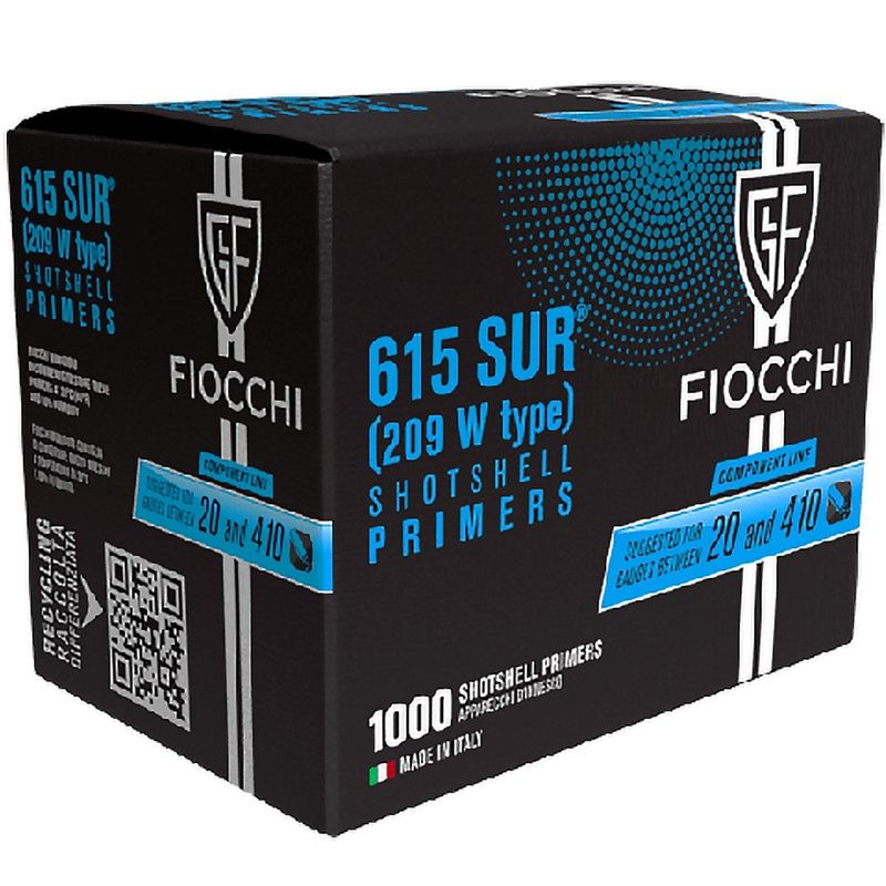 Fiocchi 615 SUR 209 Shotshell Primers Per 100 Fiocchi 615 SUR 209 Shotshell Primers Per 100