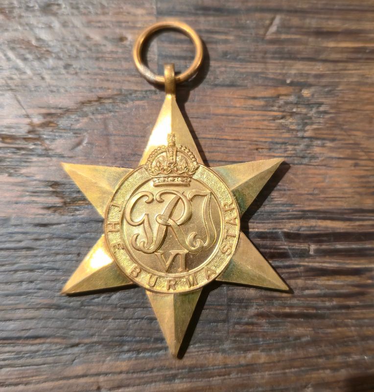 Genuine WW2 British Burma Star Medal