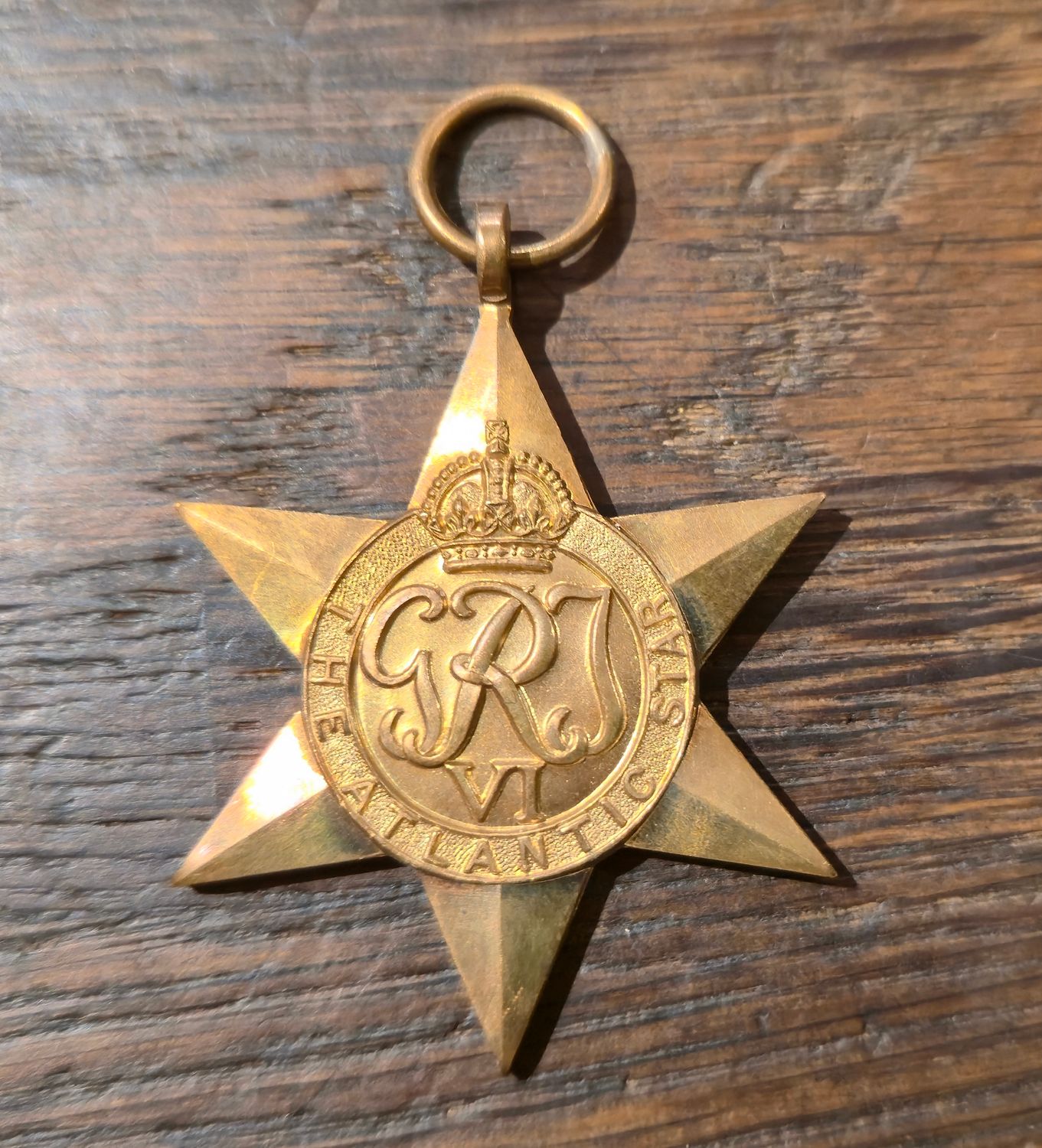 Genuine WW2 British Atlantic Star Medal Genuine WW2 British Atlantic Star Medal