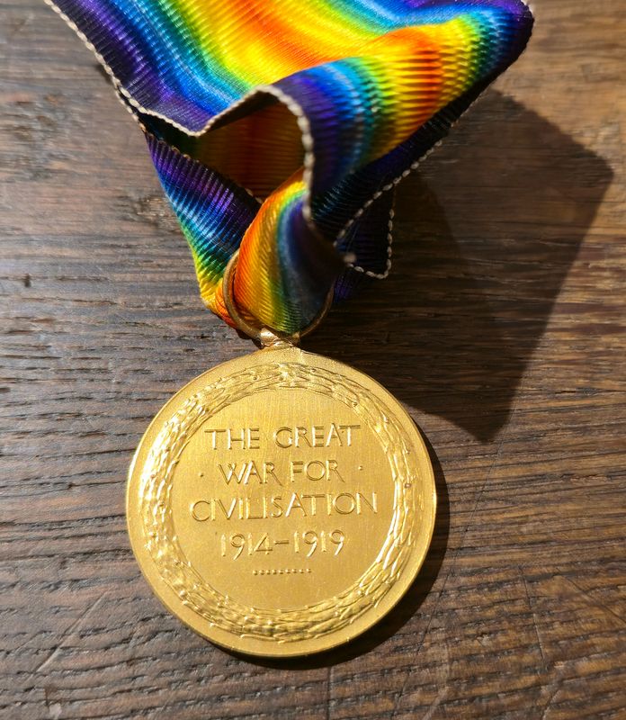 Genuine WW1 British The Great War Medal