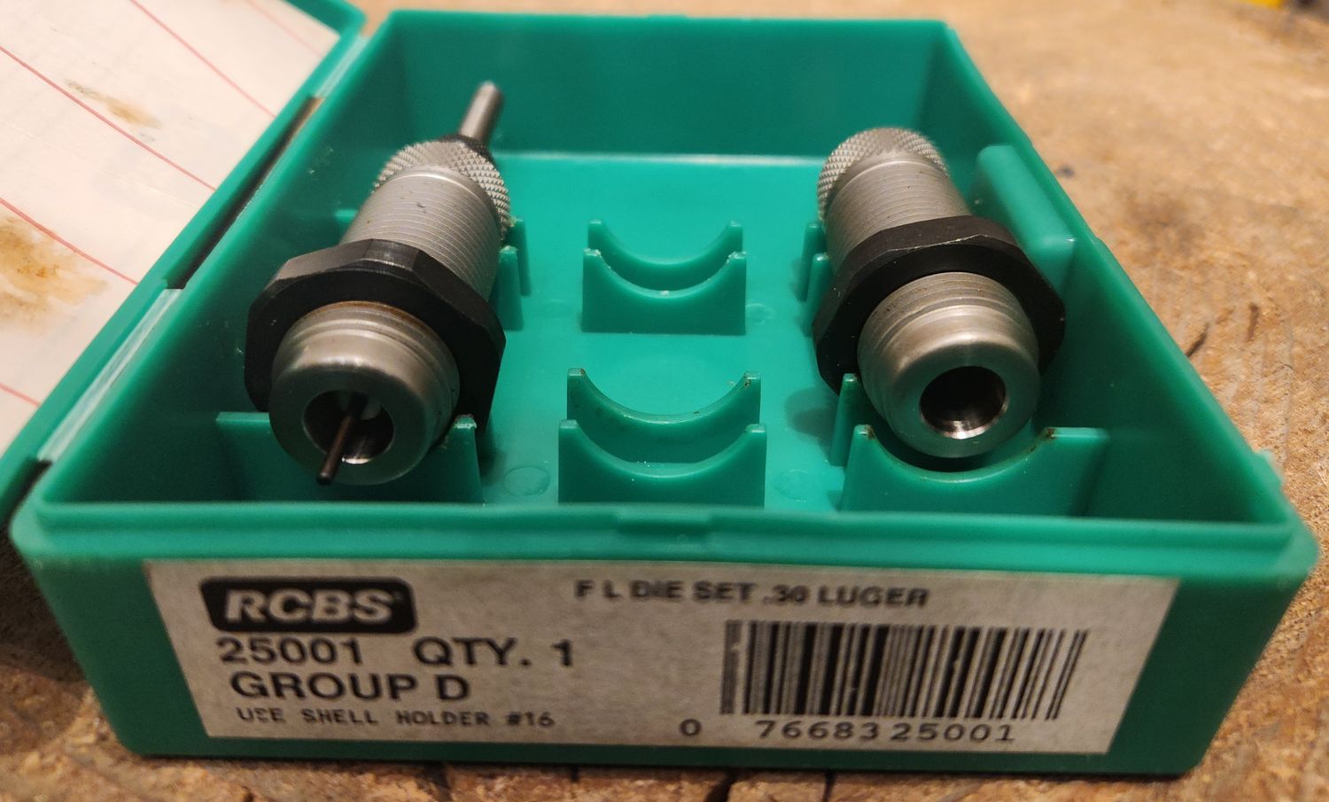 S/H RCBS 30 Luger Full Lenght Die Set