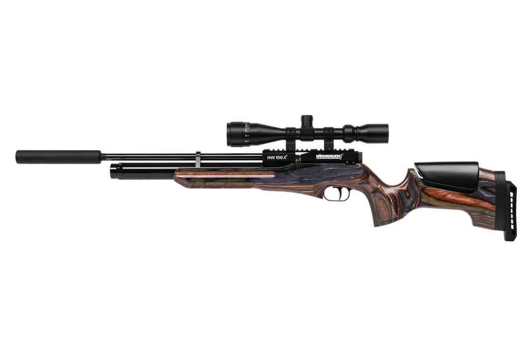 Weihrauch HW100 X Laminate Adjustable PCP Air Rifle