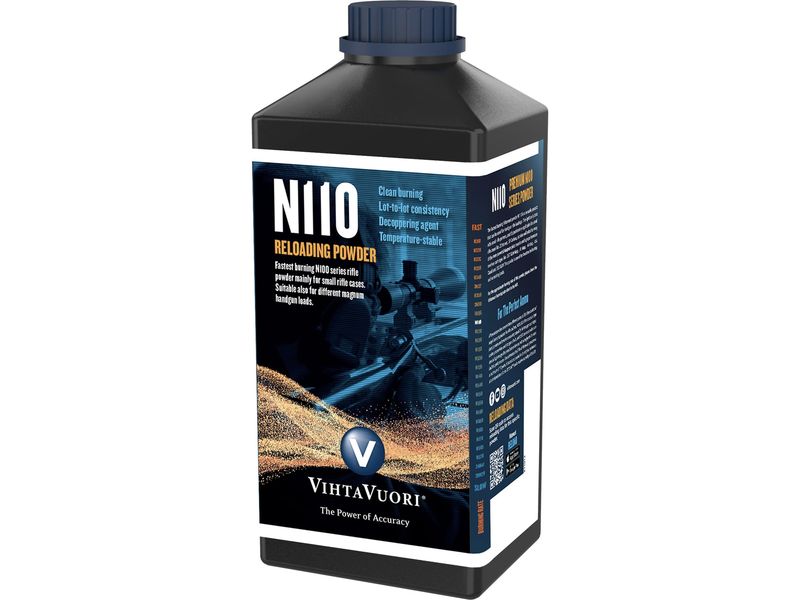Vihtavuori N110 Rifle Powder 1kg Bottle Vihtavuori N110 Rifle Powder 1kg Bottle