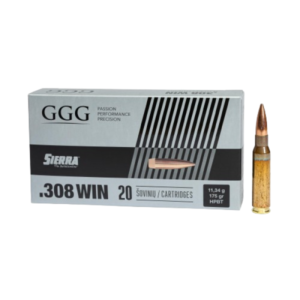 GGG .308 Win Sierra HPBT 175gr Match Per 20