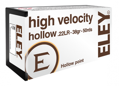 ELEY high velocity hollow .22LR Ammunition (Per 100)