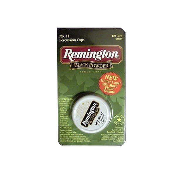 Remington #11 Percussion Caps (Pack of 100)