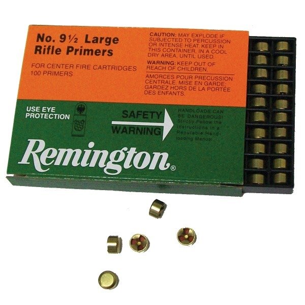 Remington No.9 1/2 Large Rifle Primers (Pack of 100)