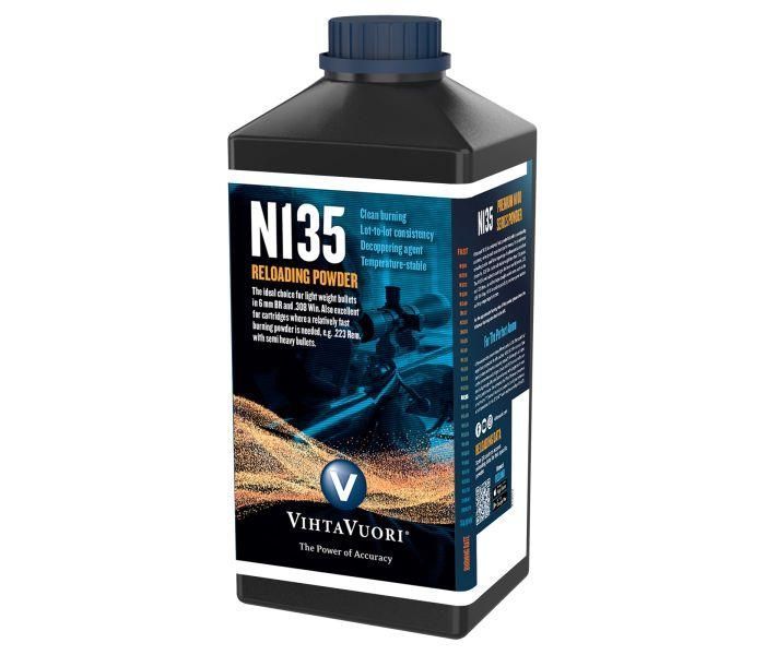 Vihtavuori N135 Rifle Powder 1kg Bottle Vihtavuori N135 Rifle Powder 1kg Bottle