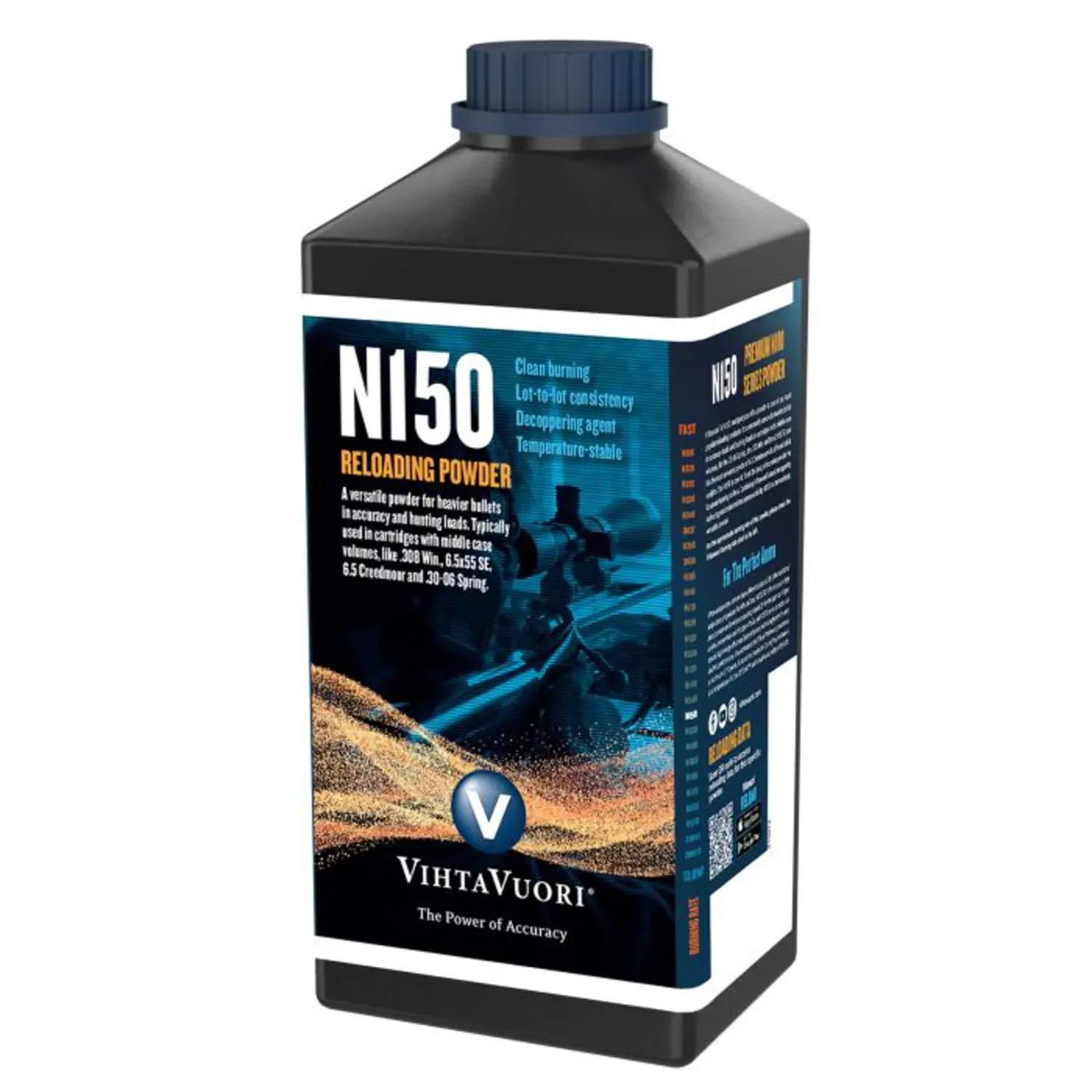 Vihtavuori N150 Rifle Powder 1kg Bottle
