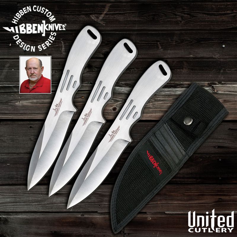 United Cutlery Gil Hibben Gen2 Pro Thrower Triple Set Large