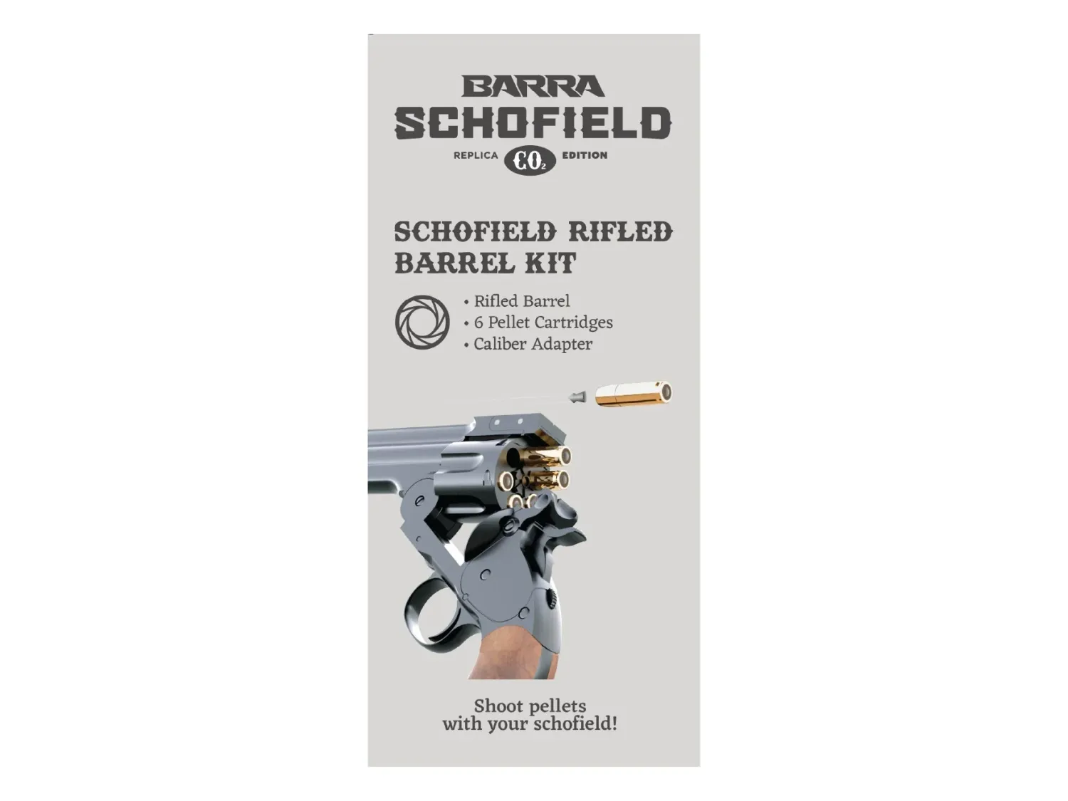 Barra Schofield / ASG 5 Barra Schofield / ASG 5" .22 Pellet Barrel Conversion Kit