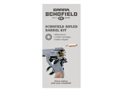 Barra Schofield / ASG 5" .22 Pellet Barrel Conversion Kit