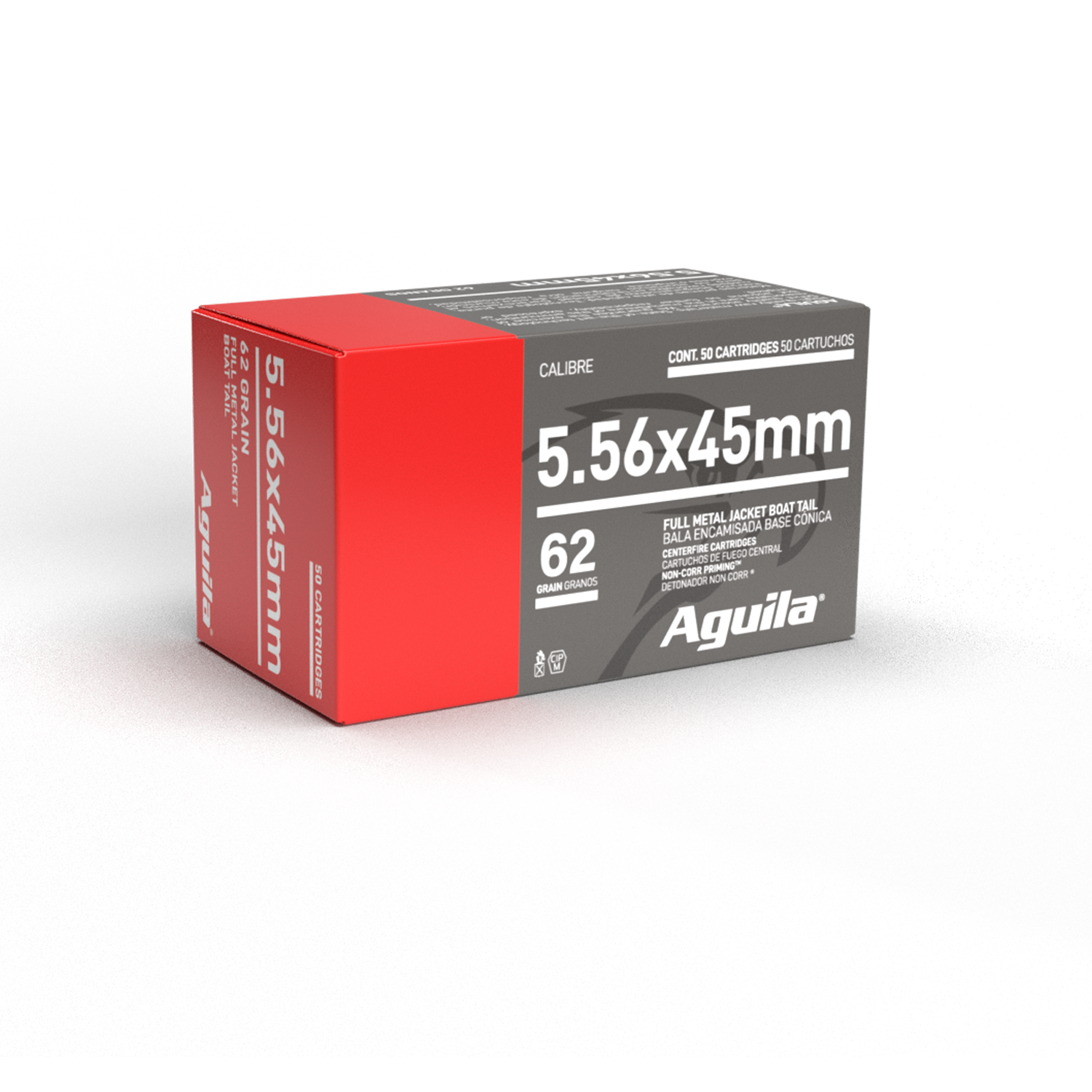 Aguila 5.56x45 Nato 62gr FMJ per 50