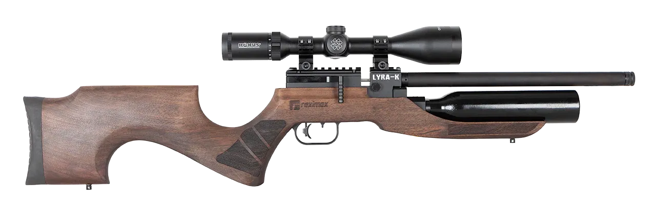 Reximex Lyra K Walnut PCP Air Rifle .22