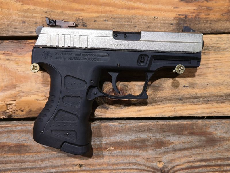 S/H Skiv A3000 Nickel .177 Rare Pellet Air Pistol